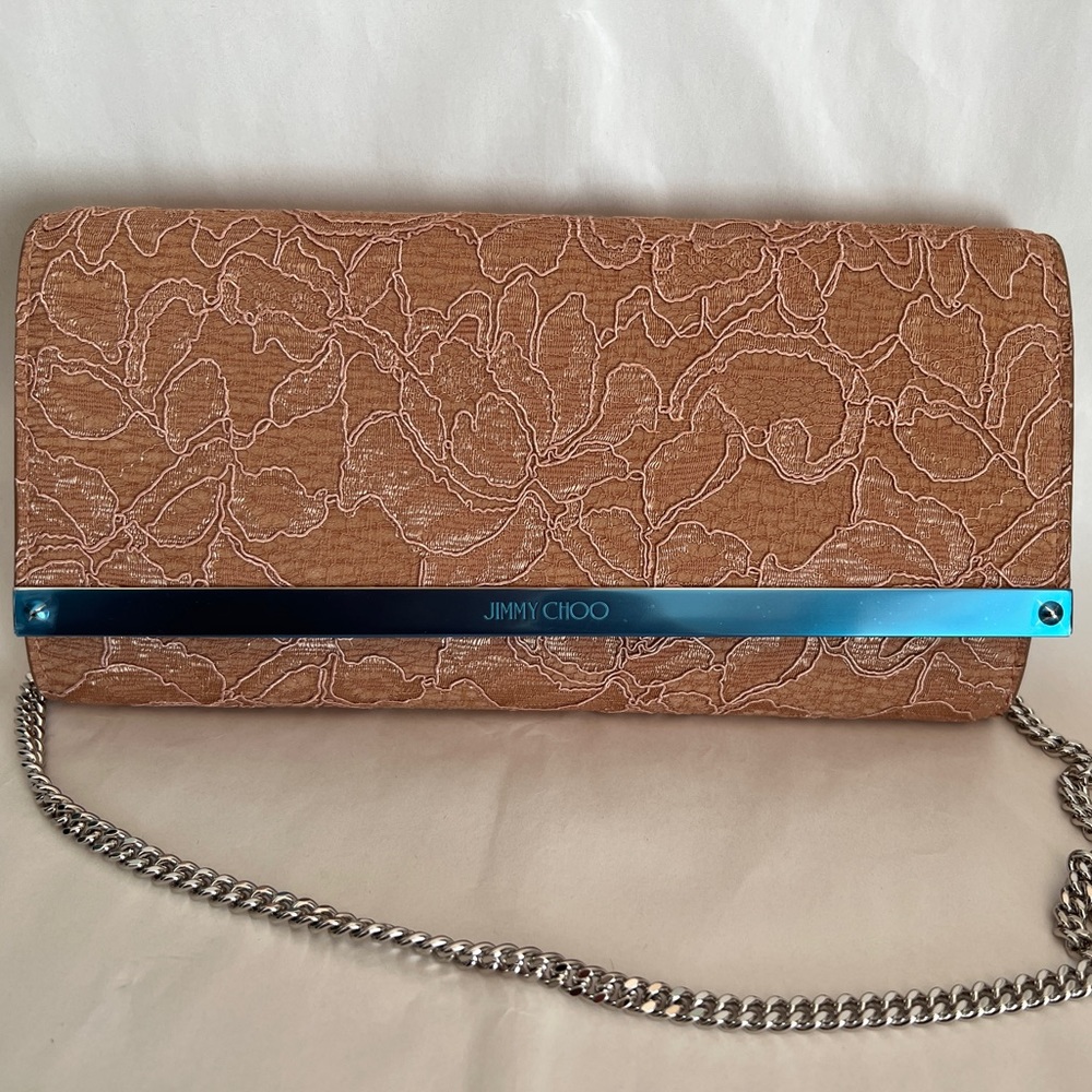 COPY - Jimmy Choo Milla Lace Powder Clutch